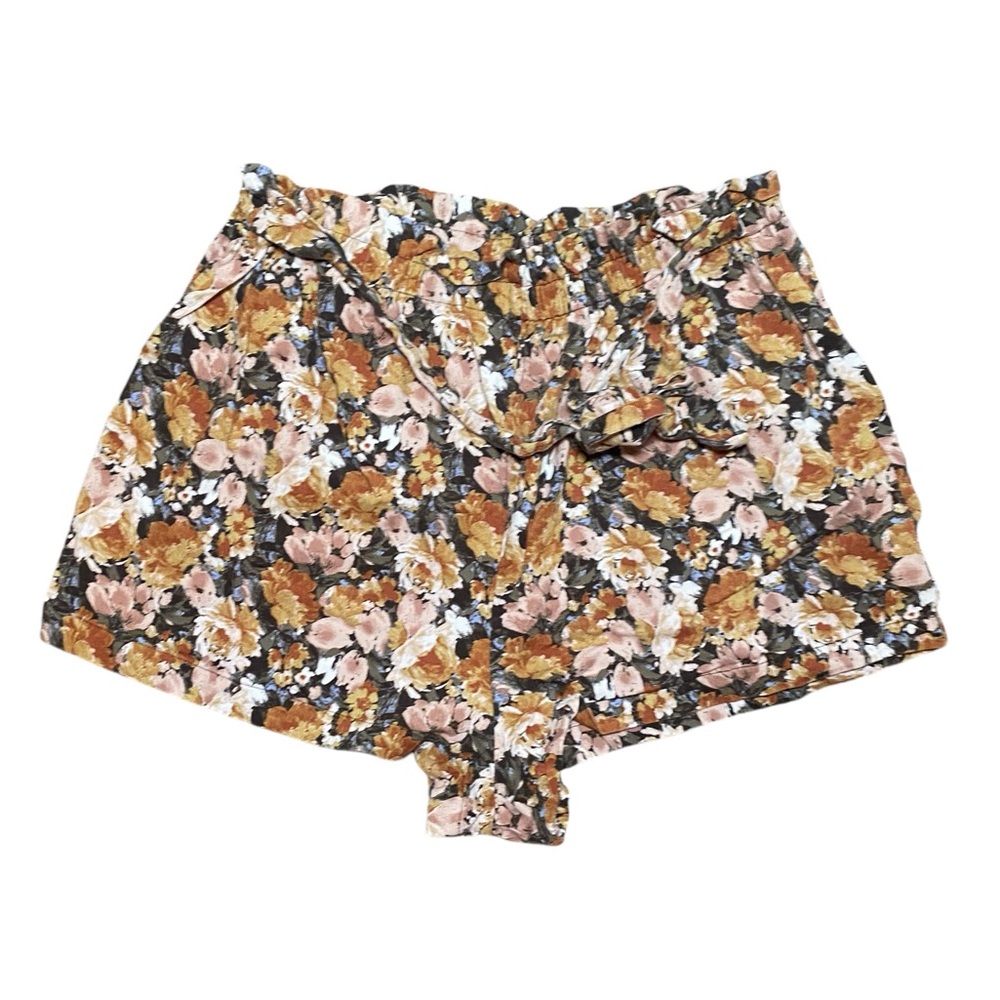 Wild Fable Floral Paperbag Shorts